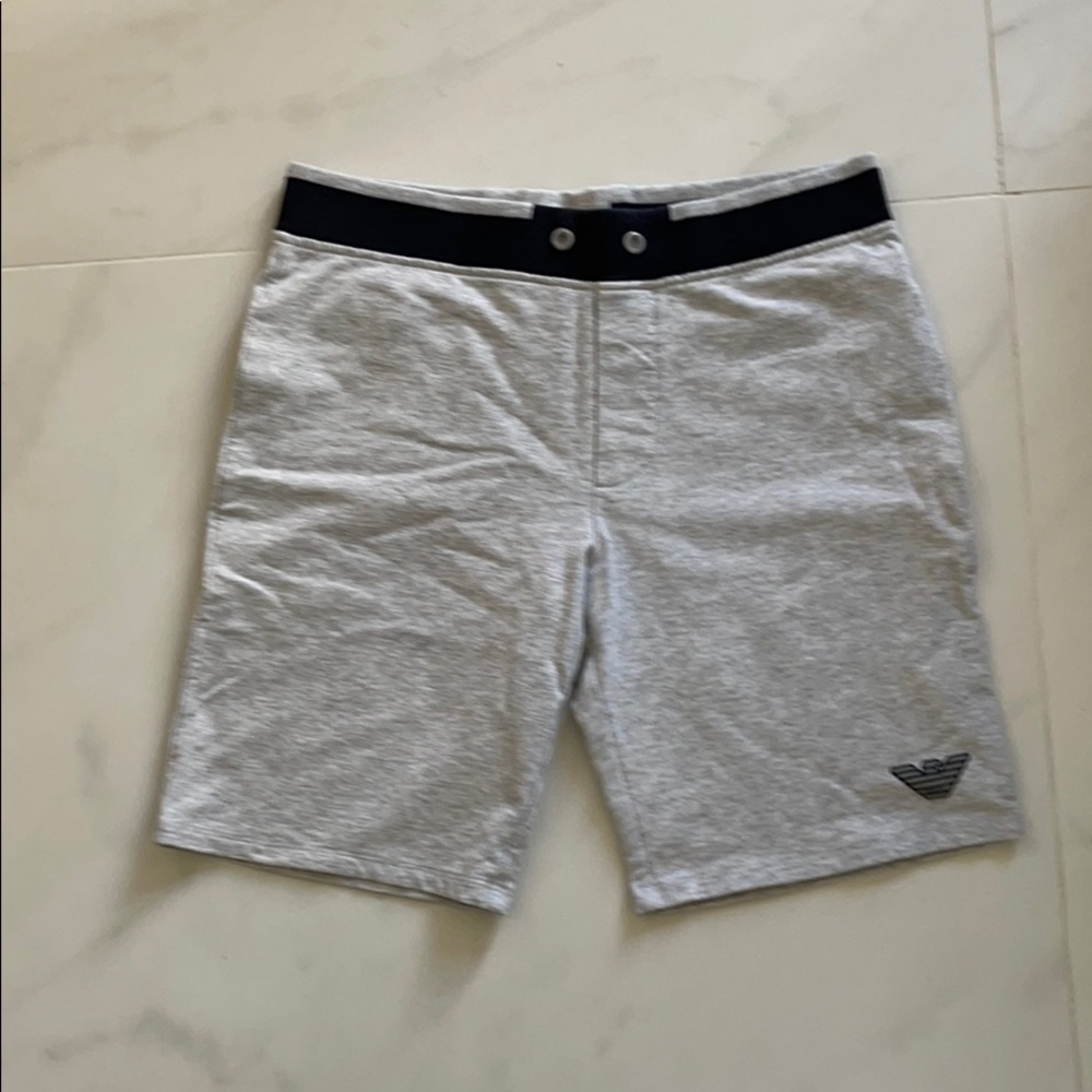 Grey Armani Shorts